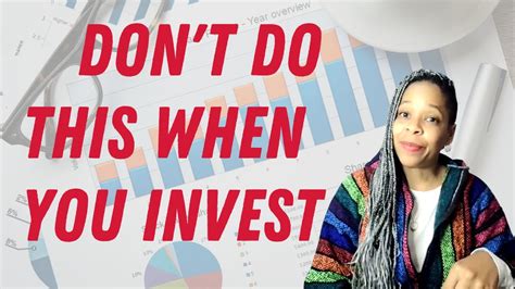 Avoid These Investment Mistakes Don T Do This When You Invest