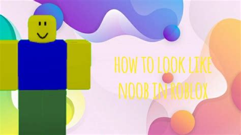 How To Look Like A Noob Roblox YouTube