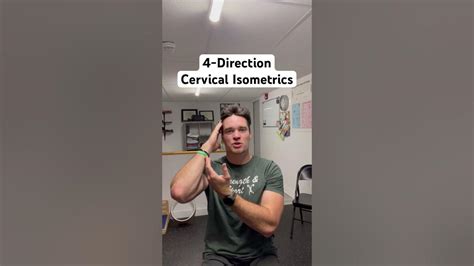 4 Direction Cervical Isometrics Youtube