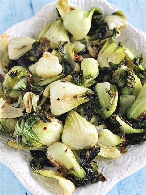 Oven Roasted Bok Choy With Garlic Sweet And Savory Meals