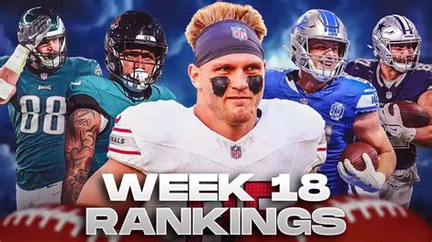 Fantasy Football Tight End Rankings Week