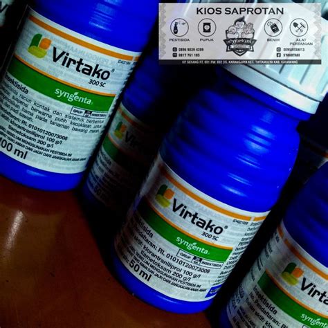 Jual Virtako Sc Insektisida Pembasmi Hama Ulat Dan Wereng Produk Di