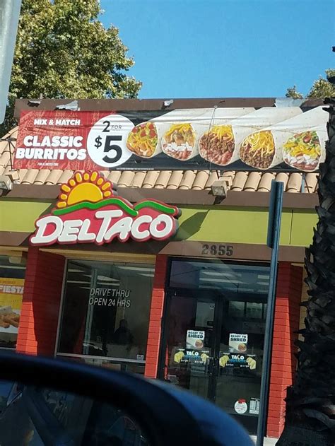 Del Taco Meal Takeaway Del Rosa Ave N San Bernardino Ca