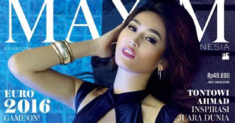 NSGF BLOG Full Foto Hot Cantik Seksi Maria Selena Di Majalah Maxim