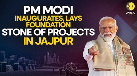 Pm Modi Live Pm Modi Inaugurates Dedicates Lays Foundation Stone Of