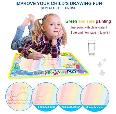 Coloriage Enfant Tapis De Dessin De Peinture à L Eau Magique Et 2