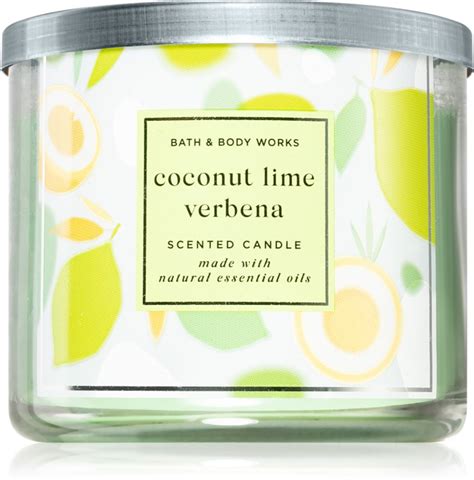 Bath And Body Works Coconut Lime Verbena Vela Perfumada Notino Pt