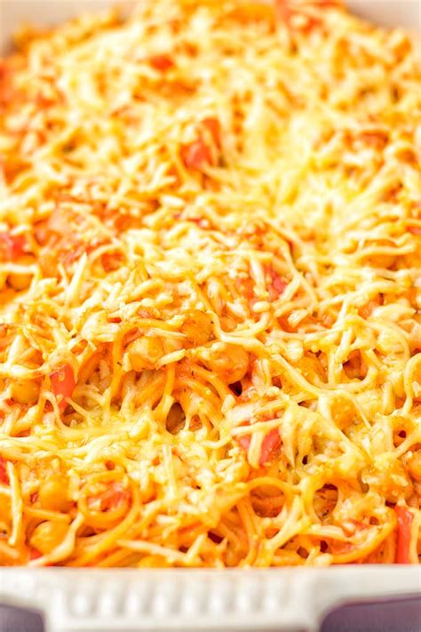 Spaghetti Casserole - Contentedness Cooking