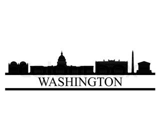 Dc Skyline Silhouette at GetDrawings | Free download