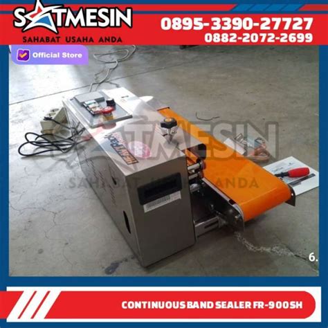 Jual Mesin Penyegel Kemasan Continuous Band Sealer Fr Sh Sealer