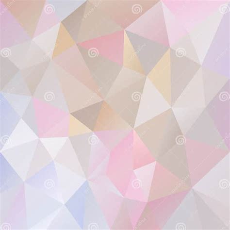 Vector Irregular Polygon Background With A Triangle Pattern In Light