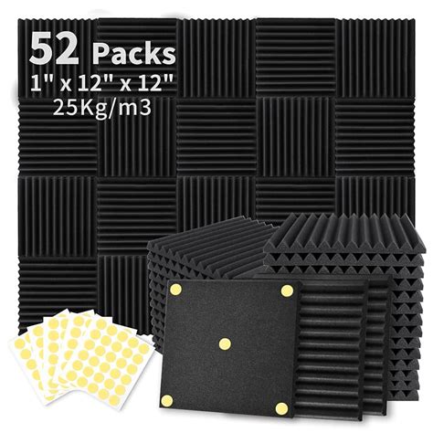 Pack Acoustic Foam Panels X X Sound Proof Foam Reverb