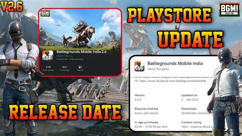 Bgmi Playstore Update Server Open New Changes Bgmi Release