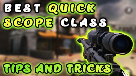 Best Quick Scope Loadout For Call Of Duty Mobile Quick Scope Tips And