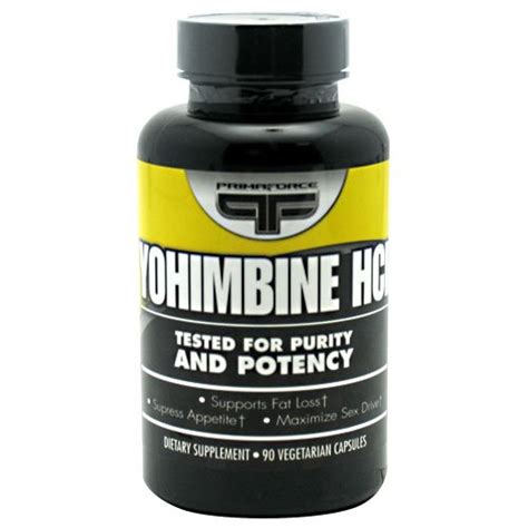 Yohimbe Yohimbine Hcl Primaforce 90 Gélules