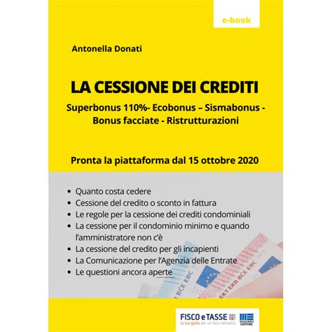 La Cessione Dei Crediti Ebook 2020