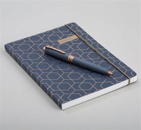 A Notebook And Pen Set By Matilda Myres Tangible Stationery