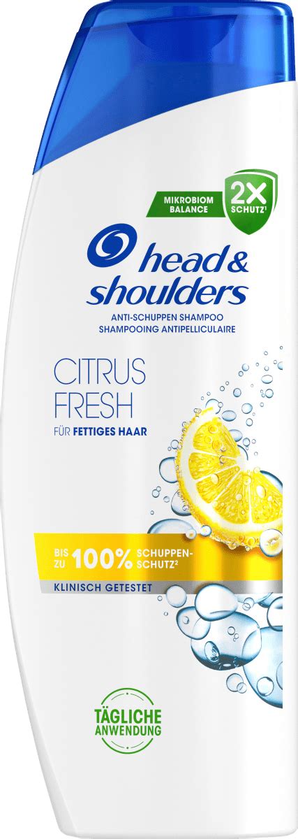 Head Shoulders Shampoo Anti Schuppen Citrus Fresh 500 Ml Dauerhaft