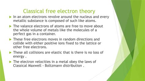 SOLUTION: Free electron theory of metals - Studypool