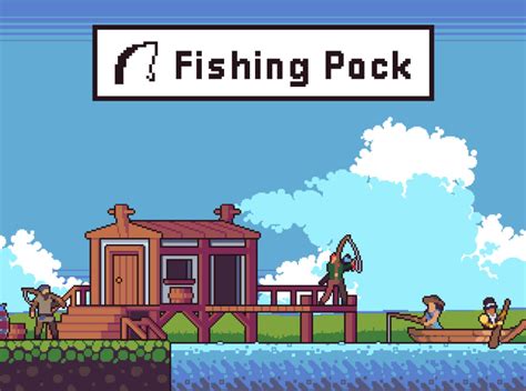 Free Fishing Pixel Art Pack by 2D Game Assets on Dribbble