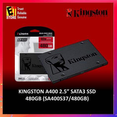 KINGSTON 480GB A400 SATA 3 2 5 SSD 7mm Height SA400S37 480G Shopee