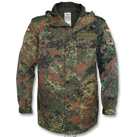 Bw Bundeswehr Feldjacke Parka Original Flecktarn Im Bundeswehr Und