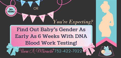 Gender DNA Blood Test 6 Weeks 99 5 Accurate View A Miracle 3D 4D