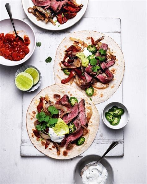 Smoky Coriander Beef Fajitas Recipe Delicious Magazine