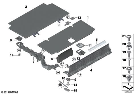 Pièce de remplissage seuil de chargement d origine BMW alu 51476991390