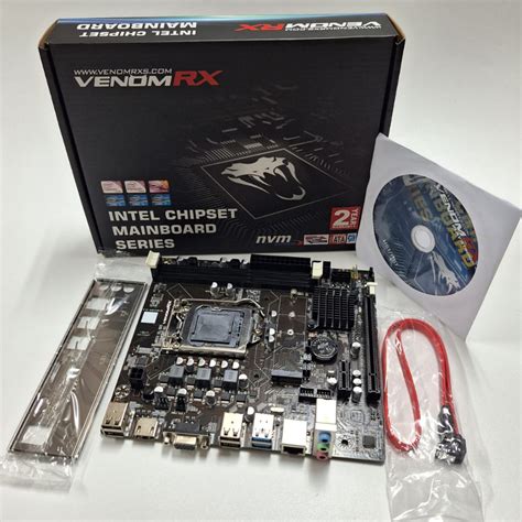 Jual Motherboard Venomrx Intel H Ddr Lga Garansi Resmi Shopee