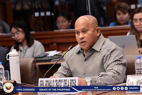 Senate Of The Philippines On Twitter Sen Ronald Bato Dela Rosa