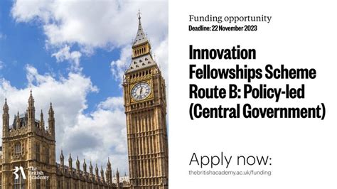 British Academy Innovation Fellowships Scheme Funding Up To