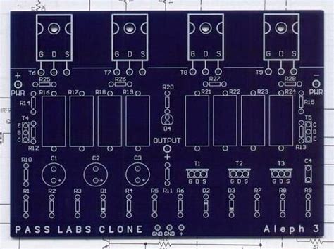 Pass Labs Clone Aleph 3 Amplifier Kk Pcb