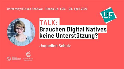 Brauchen Digital Natives keine Unterstützung Jaqueline Schulz U FF