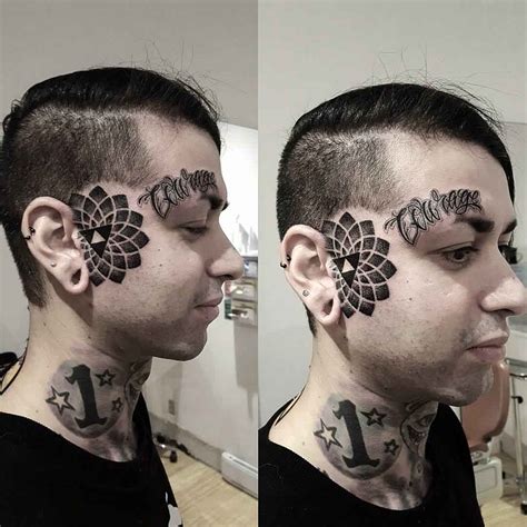 Cool Face Tattoos