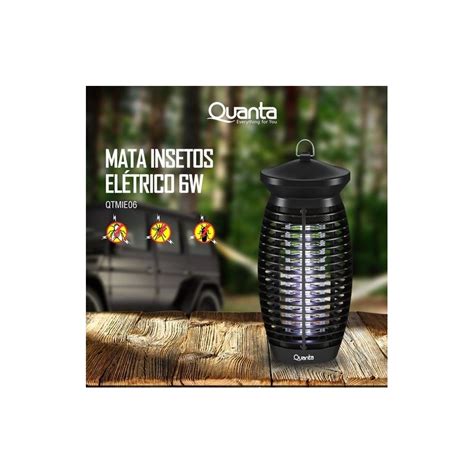 MATA INSECTOS QUANTA QTMIE06 220V NEGRO