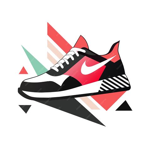 Un Zapato Nike Rojo Y Blanco Con Un Logotipo De Nike Rojo En él