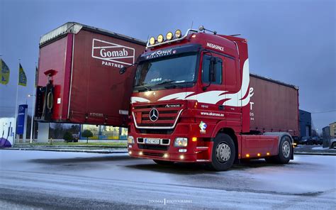 Mb Actros Trucks And Estonian Roads Flickr