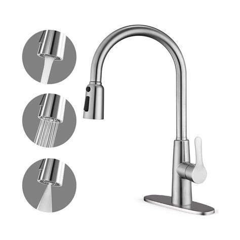 Single Handle Pull Down Kitchen Faucet Pull Out Sprayer Kitchen Faucet