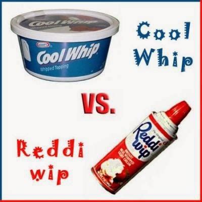 Blondes that DIY: Cool Whip vs Reddi-Wip