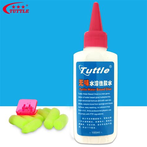 Ittf Approved Tuttle Voc Free Water Solubility Bond Water Glue 50 Ml