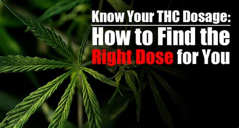 Thc Dosage Fundamentals How To Find Your Proper Dose Monroe Blvd