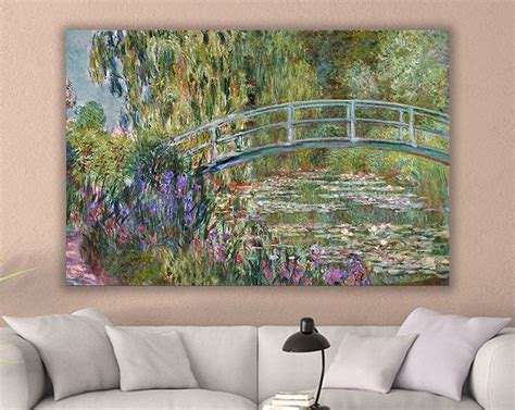 Claude Monet the Japanese Bridge This Large | Etsy