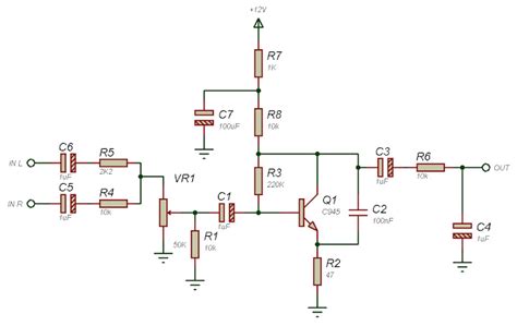 Low Pass Filter Circuit For Subwoofer Homemade Circuit