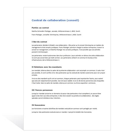 Exemple De Contrat De Partenariat Pdf Le Meilleur Exemple