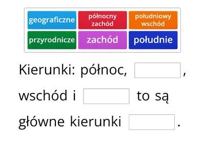 Klasa Kierunki Geograficzne Na Globusie Materia Y Dydaktyczne