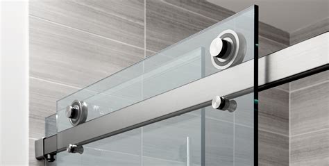 Frameless Sliding Glass Door Hardware For Showers Krownlab®