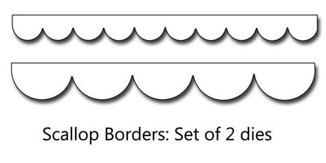 Printable Scalloped Edge Template