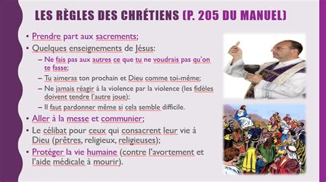 PPT sur le christianisme récits rites et règles