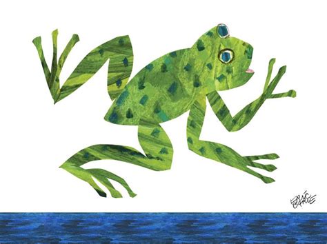 Eric Carle's Frog, Canvas Wall Art 24x18 | Ivystone